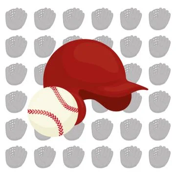 Baseball sport hat Illustrazione stock