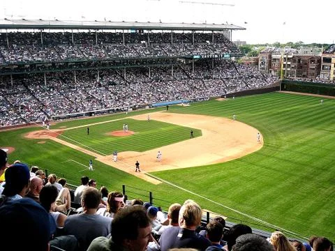 Baseball Stadium Chicago Stock Photos