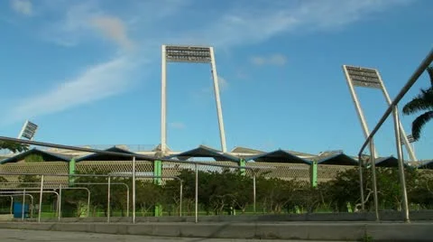 Baseball Stadium exterior Stock Footage 10819030