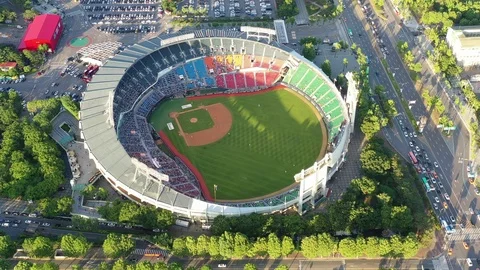 Baseball Stadium in Korea4 Stock Footage 115471040