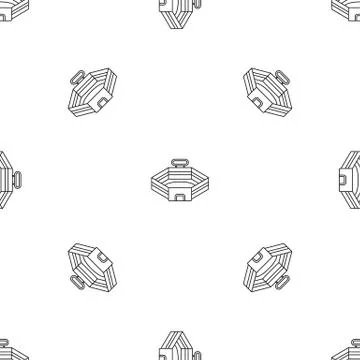 Baseball stadium pattern seamless vector Ilustración de archivo