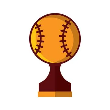Baseball Trophy Иллюстрация