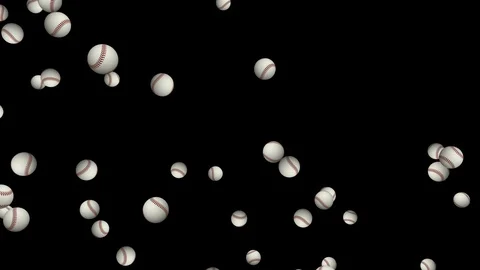 Baseball V1 - seamless looping, alpha channels and 4K Stock Footage 88893338