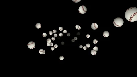 Baseball V3 - seamless looping, alpha channels and 4K Video stock 88893399