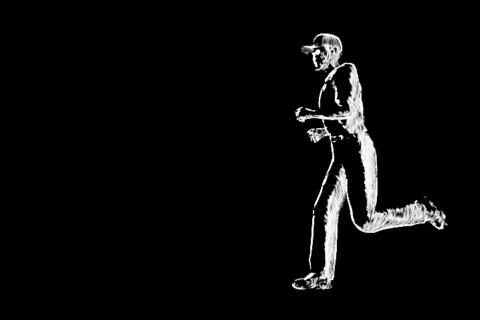 BaseballRun 03 2997 Stock Footage 91882