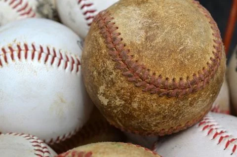 Baseballs 2 Stock Photos