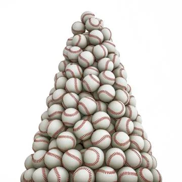 Baseballs peak Stock-Illustration