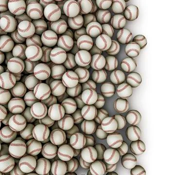 Baseballs spill Stock-Illustration