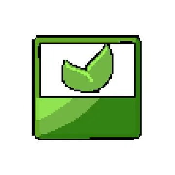 Based vegan product label pixel art vector illustration Stock Illustration