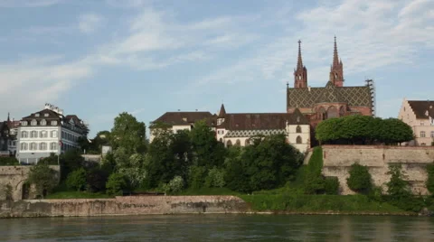 Basel Cathedral Vídeos de archivo 50451404