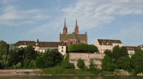 Basel Cathedral Vídeo Stock 50452053