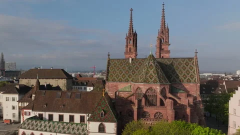 Basel by drone Stock Footage 237864167
