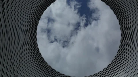 Basel Messe Herzog &amp; de Meuron Timelapse Stock Footage 38686681
