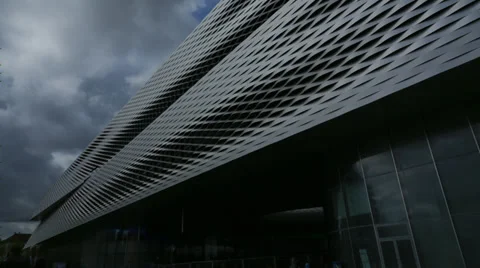 Basel Messe Herzog &amp; de Meuron Timelapse Stock Footage 38686683