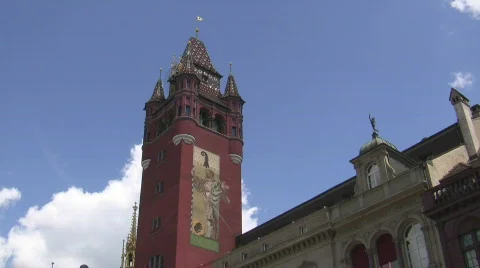 Basel townhall tower Vidéo 698295