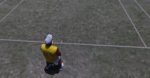 Baseline shots from behind Stock Footage 70149125