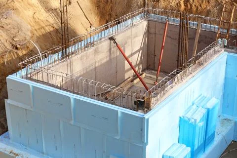 Basement insulation Stock Photos