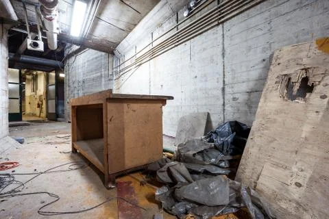 In a basement of an old building Stock Photos