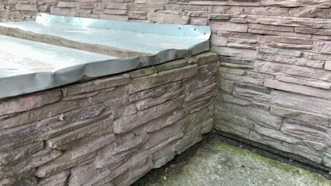 Basement opens in the building of the house has a window facing the street. The Stock Footage 271603452