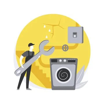 Basement services abstract concept vector illustration. イラスト素材