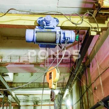 Basement of a water pumping station. Abandoned post-apocalyptic Stock Photos