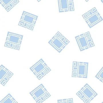 Basement waterproofing system glyph vector seamless pattern Stock Illustration
