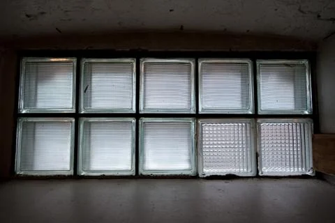 Basement window letting in light Фото