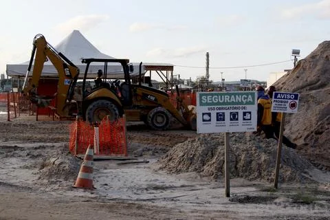 Basf unit construction Stock Photos