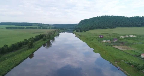 Bashkiriya river color Stock Footage 103306530