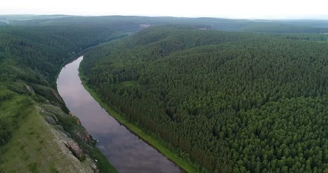  Bashkiriya under river 4 color Stock Footage 105618243
