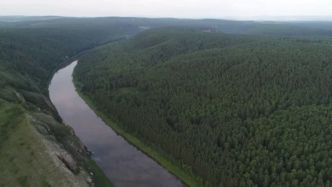  Bashkiriya under river 4 orig 16-9 Stock Footage 105618092