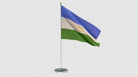 Bashkortostan  office small flag pole Video stock 162275674