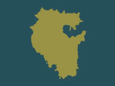 Bashkortostan, Russia. Solid color shape Stock Illustration
