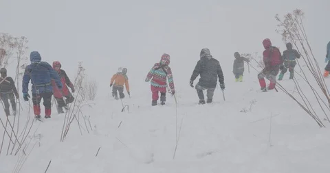 Basic Alpine Mountaineering Course Video stock 101805450