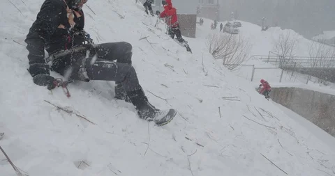 Basic Alpine Mountaineering Course Video stock 101843390