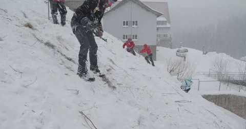Basic Alpine Mountaineering Course Stock Footage 101843476