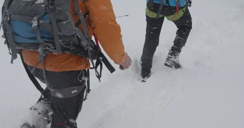 Basic Alpine Mountaineering Course 스톡 동영상 101843724
