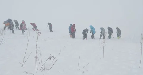 Basic Alpine Mountaineering Course Stock Footage 111477852