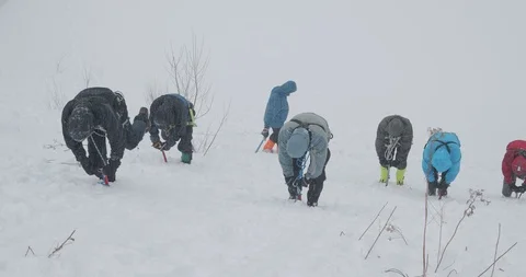 Basic Alpine Mountaineering Course 스톡 동영상 111527825