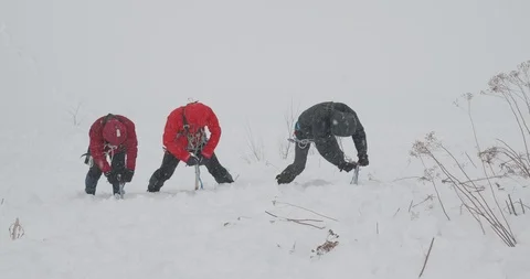 Basic Alpine Mountaineering Course Video stock 111527956