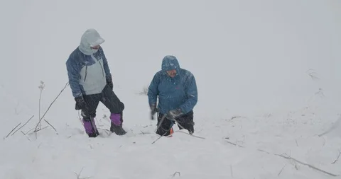 Basic Alpine Mountaineering Course Stock Footage 111558891