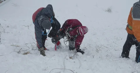 Basic Alpine Mountaineering Course 스톡 동영상 111589890