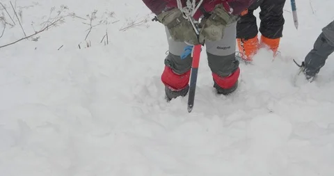 Basic Alpine Mountaineering Course Video stock 112045806