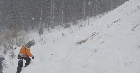 Basic Alpine Mountaineering Course Video stock 112047245