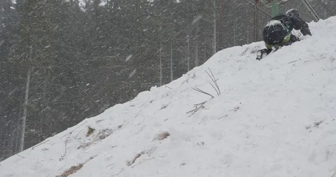 Basic Alpine Mountaineering Course Stock Footage 112047521