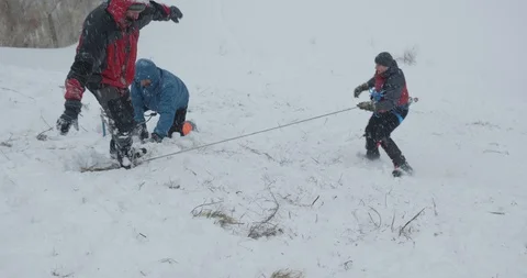 Basic Alpine Mountaineering Course Video stock 112048232