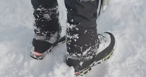 Basic Alpine Mountaineering Course, Mountaineering Gear Video stock 108635128