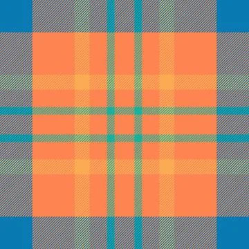 Basic check textile fabric, apparel vector seamless tartan. Craft plaid bac.. Illustrazione stock
