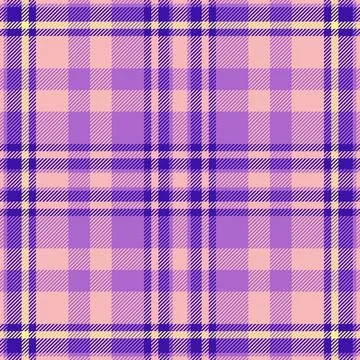 Basic check textile fabric, british vector pattern texture. Vintage tartan .. Stock Illustration