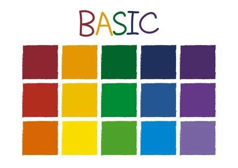 Basic Color Tone 스톡 일러스트